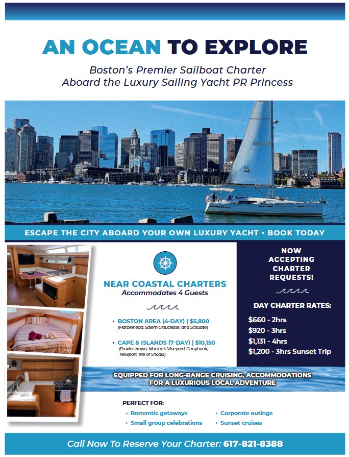 PR Princess 2026 Charter Ad